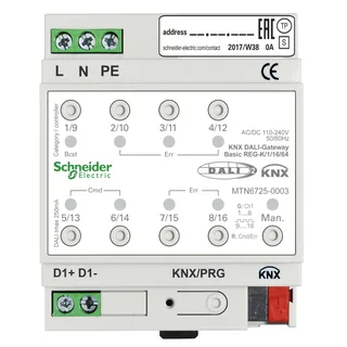 KNX DALI-Gateway Basic REG-K/1/16/64 1Kanal