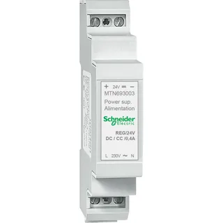 Schneider Electric MTN693003 – Spannungsversorgung REG, DC 24 V/0,4 A, lichtgrau