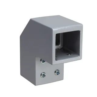 Schneider Electric NSYCMUTC50 – Befestigungswinkel, quadratisch 50mm RAL7040, für Geh. Pane…