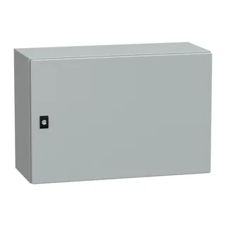 Spacial CRN Volltür mit Montageplatte, H400xB600xT250 IP66 IK10 RAL7035