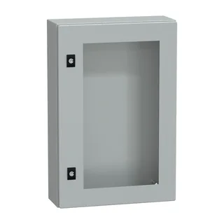 PanelSeT CRN Sichttür ohne Montageplatte, H600xB400xT150 IP66 IK08 RAL7035