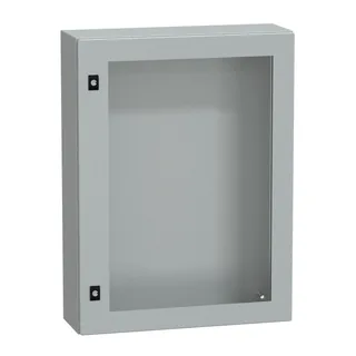 PanelSeT CRN Sichttür ohne Montageplatte, H800xB600xT200 IP66 IK08 RAL7035