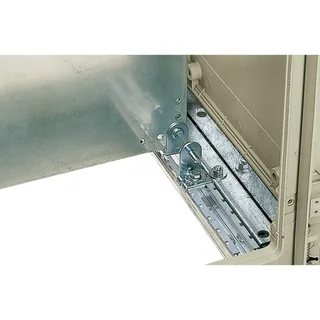 Schneider Electric NSYEDPLA – Set, 4 Bügel für zusätzliche Abstützung der Montageplatte a…