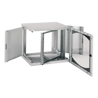 Schneider Electric NSYOPB9U5P – Actassi OPB, Wand-Rack, 9HE B600 T500 schwenk 19"-Glas…