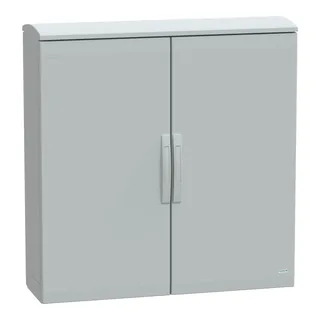 Polyestergehäuse bodensth. Vers.PLAT oben offen m. Abdeckung 1000x1000x320 IP44
