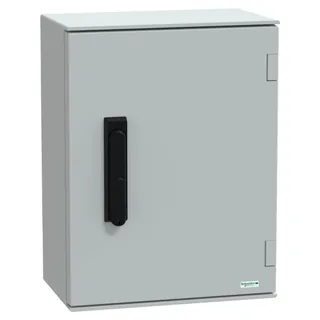 Schneider Electric NSYPLM43VG – PanelSeT PLM Polyestergehäuse - Wandmontage, einfache Tür, …