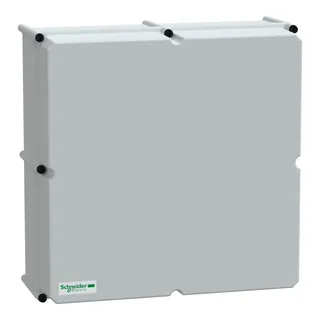 Schneider Electric NSYPLSC5454G – Polyestergehäuse PLS Wandmontage 540x540x180mm IP66, blickd…