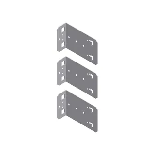 PanelSeT SF-Halterung für Kabelkanäle an 19"-Rahmen, Stahl, verzinkt, 150mm