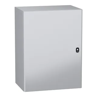 Schneider Electric NSYS3DC8640 – Wandgehäuse Stahl, PanelSeT S3DC, Einfache Tür, ohne Unterb…