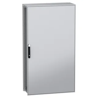 Standgehäuse, elektrisch, PanelSeT SFN, aus dekarbonisiertem Stahl, ohne Montageplatte, montiert, 1800x1000x400mm, IP55