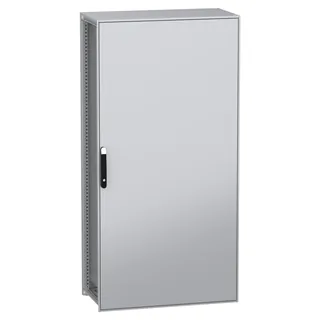Standgehäuse, elektrisch, PanelSeT SFN, aus dekarbonisiertem Stahl, ohne Montageplatte, montiert, 2000x1000x500mm, IP55