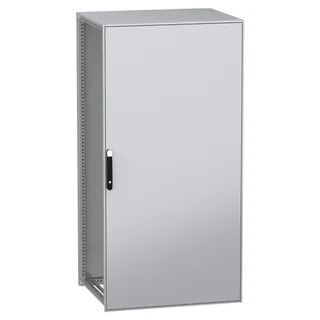 Standgehäuse, elektrisch, PanelSeT SFN, aus dekarbonisiertem Stahl, ohne Montageplatte, montiert, 2000x1000x800mm, IP55
