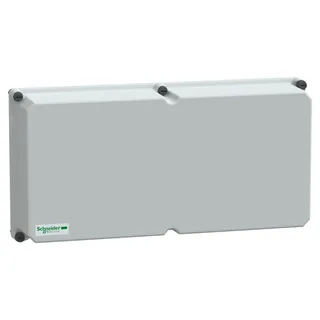 Schneider Electric NSYTPLSC2754AG – Undurchsichtige Polykarbonatabdeckung 27x54x9,5 cm