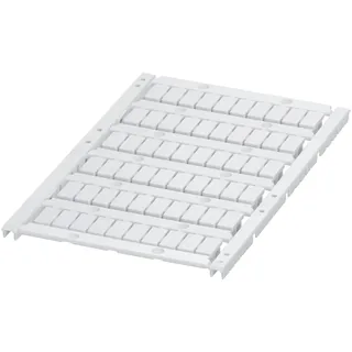 Schneider Electric NSYTRABPV6 – Linergy-TR, Clip in Beschriftung, unbedruckt,Höhe=6mm,10 Ka…