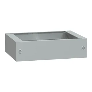 Glasfaserverst. Polyester-Sockel f. Geh. PLA(T) 76 Frontöff.ng IP44-IK10 RAL7035