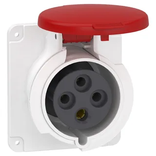 Schneider Electric PKF32G434 – CEE Anbausteckdose, Schraubklemmen, 32A, 3p+E, 380-415 V AC