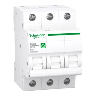 Leitungsschutzschalter Resi9 3P, 13A, B Charakteristik, 6kA