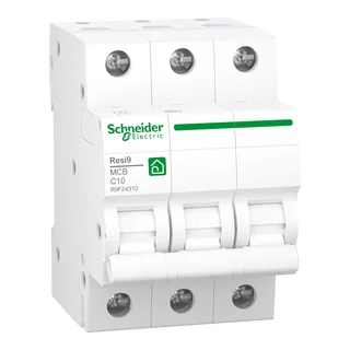 Leitungsschutzschalter Resi9 3P, 10A, C Charakteristik, 6kA