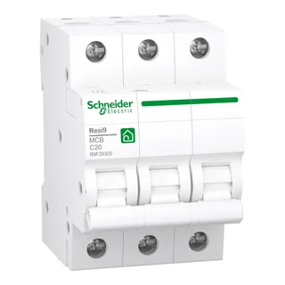 Leitungsschutzschalter Resi9 3P, 20A, C Charakteristik, 10kA