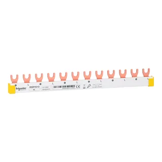 Resi9 Phasenschiene Gabel, 2P, 12 TE, 63A, ablängbar