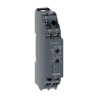 Zeitrelais, Easy Harmony Time, 24V ACDC, 240V AC, 1W, 0,1s-30h, Ansprechverzögerung