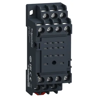 Sockel, für Miniaturrelais Easy Harmony RXM4L, 7A, Schraubklemme, gemischte Kontakt-Anordnung