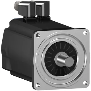 AC-Servomotor, 100mm, 5,8Nm, 2Stacks, Passfeder, SinCos Singleturn128, M23/M23 gewinkelt, IP54/IP65, Bremse