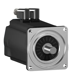 AC-Servomotor, 140mm, 19,5Nm, 2Stacks, glatte Welle, SinCos Singleturn128, M40/M23 gewinkelt, IP65/IP65
