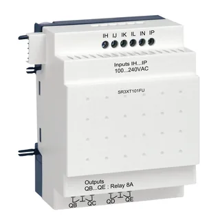 Digitales Ein-/Ausgangsmodul, Zelio Logic, 10 E/A, 100 bis 240 VAC, Relaisausgänge