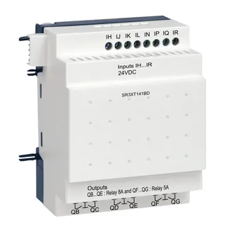Digitales Ein-/Ausgangsmodul, Zelio Logic, 14 E/A, 24 VDC, Relaisausgänge