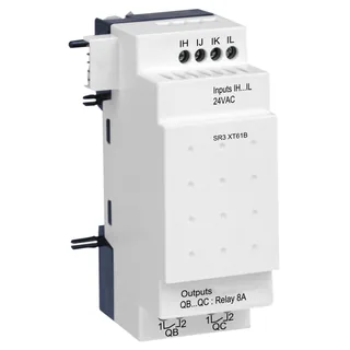 Digitales Ein-/Ausgangsmodul, Zelio Logic, 6 E/A, 24 VAC, Relaisausgänge