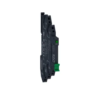 Schmales Halbleiterrelais gss 1-24VDC/3,5A 16-30VDC Sockel Federzug montiert