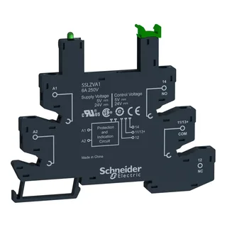 Schneider Electric SSLZRA1 – Sockel für Halbleiterrelais SSL, Steuerspannung: 5/24 VDC, …
