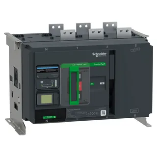 TransferPacT TA1A, automatische Netzumschaltung, 1600A, 3P, LCD, 400V