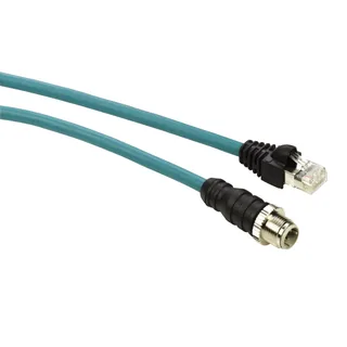 Schneider Electric TCSECL1M3M25S2 – Ethernet-Kabel (Kupfer) für IP67-Switch, M12/RJ45-Stecker, …