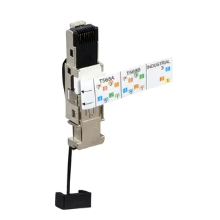 Schneider Electric TCSEK3MR10 – ConneXium, robuster RJ45-Stecker, feldmontiert, Packung mit…