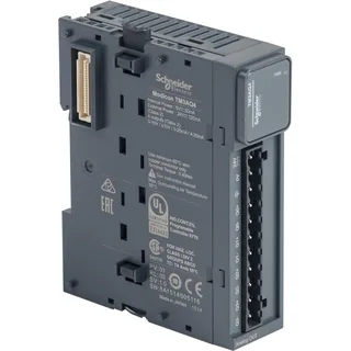 Analoges Ausgangsmodul, Modicon TM3, 4 Ausgänge, Spannung / Strom, Auflösung 12 Bit, Schraubklemmen