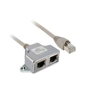 Schneider Electric VW3A8306TF03 – Modbus-T-Verteiler, 1 x RJ45, Stecker und 2 x RJ45, Buchse,…
