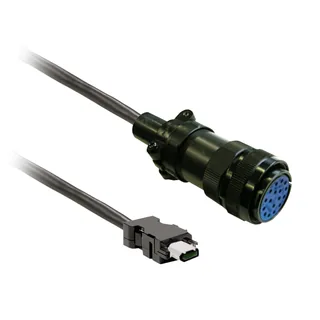 Schneider Electric VW3M8D2AR30 – Encoder-Kabel 3m geschirmt, MIL Anschluss für BCH2.H/.M/.R,…