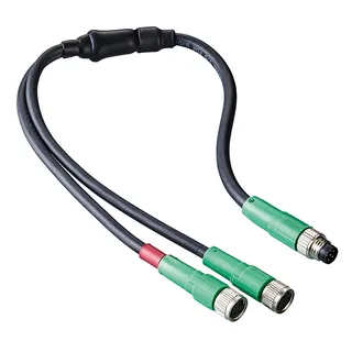 Schneider Electric VW3M9601 – Y-Kabel für digitale E/A beim Lexium LXM32i, 1x M8-Stecker …