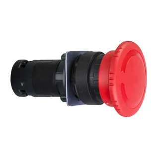 Not-Halt/Not-Aus-Taster, Harmony XB7, Monoblock, Kunststoff, Ø22mm, rot, Drehentriegelung, 1Ö, Schraubklemme