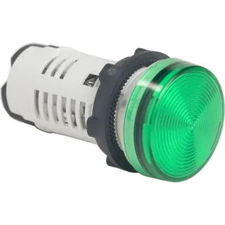 Leuchtmelder, Harmony XB7, Monoblock, Kunststoff, Ø22mm, grün, integrierte LED, 120V AC, Schraubklemme