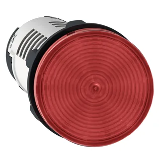 Leuchtmelder, Harmony XB7, Monoblock, Kunststoff, Ø22mm, rot, integrierte LED, 230V AC, Flachsteckanschluss