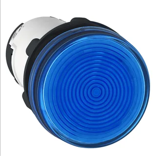 Leuchtmelder, Harmony XB7, Monoblock, Kunststoff, Ø22mm, blau, integrierte LED, 24V ACDC, Schraubklemme