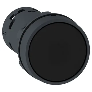 Drucktaster, Harmony XB7, Monoblock, Kunststoff, Ø22mm, schwarz, 1S+1Ö, Schraubklemme