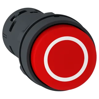 Drucktaster, Harmony XB7, Monoblock, Kunststoff, Ø22mm, rot, 1S+1Ö, Schraubklemme, O