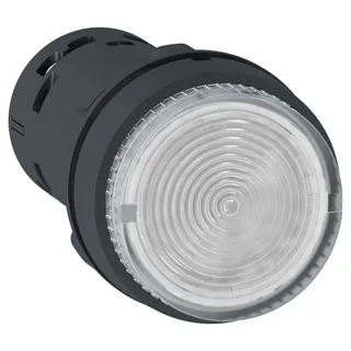 Leuchtdrucktaster, Harmony XB7, Monoblock, Kunststoff, Ø22mm, transparent, integrierte LED, 24V ACDC, 1S, Schraubklemme