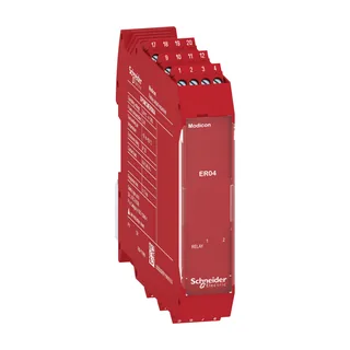 Schneider Electric XPSMCMER0004 – Relais-Ausgangserweiterung Modicon XPSMCM, 2x 2S+1Ö, Ansteu…