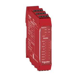 Schneider Electric XPSMCMRO0004DAG – Relais-Ausgangserweiterung Modicon XPSMCM, 4 sichere Relais…