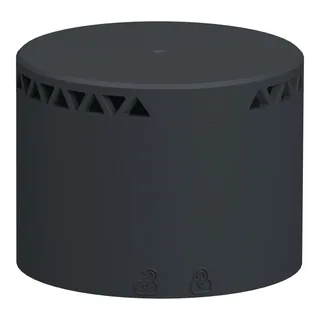 Akustikelement, Summer, Harmony XVB7, modular, 70mm, 24V ACDC, 2 Töne, bis 102 dB, dunkelgrau, oberste Einheit